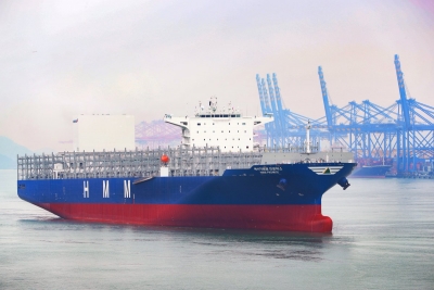 HMM (Hyundai Merchant Marine) desplegará portacontenedores de 23.964 TEUs, los mayores del mundo